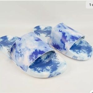 Tie Dye Slide on Sandals size 7-8